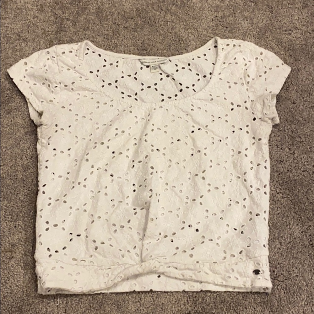 American Eagle white top